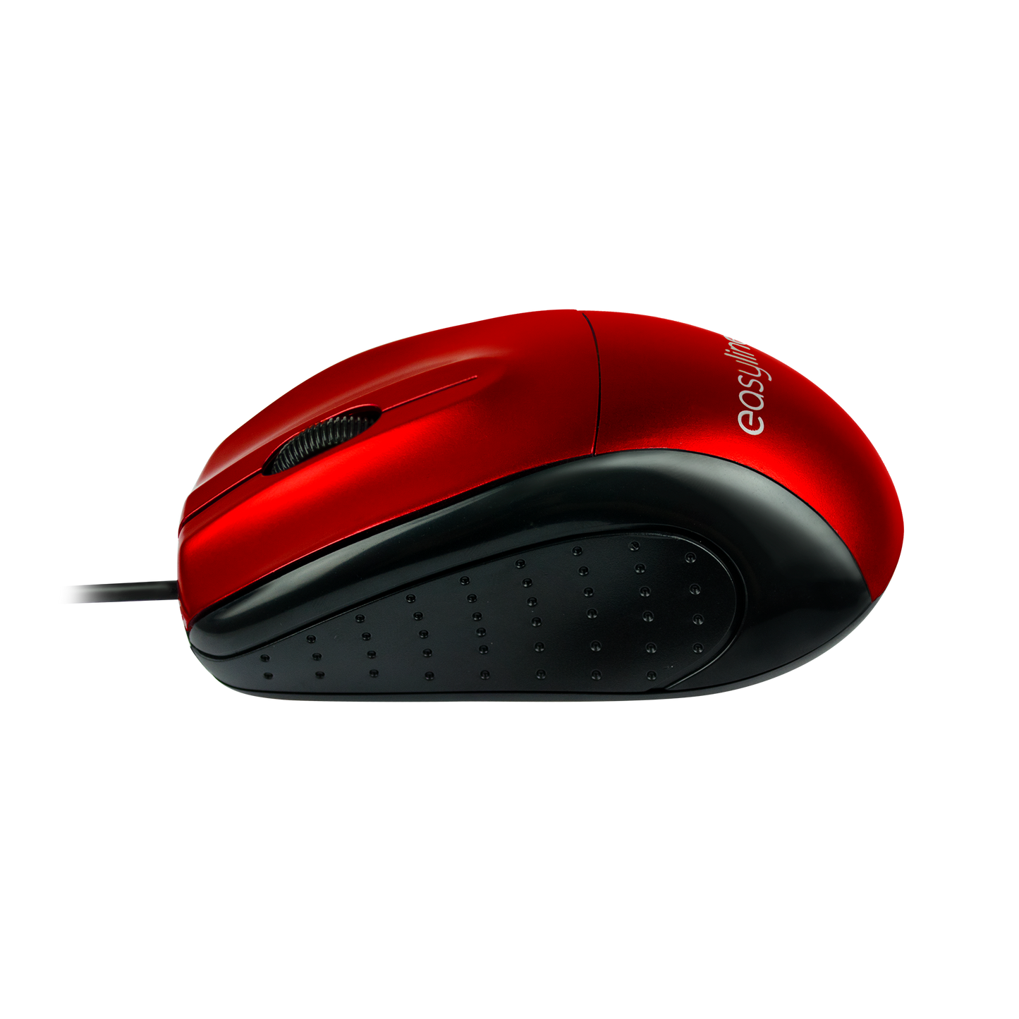 Mouse Óptico Alámbrico (Rojo)