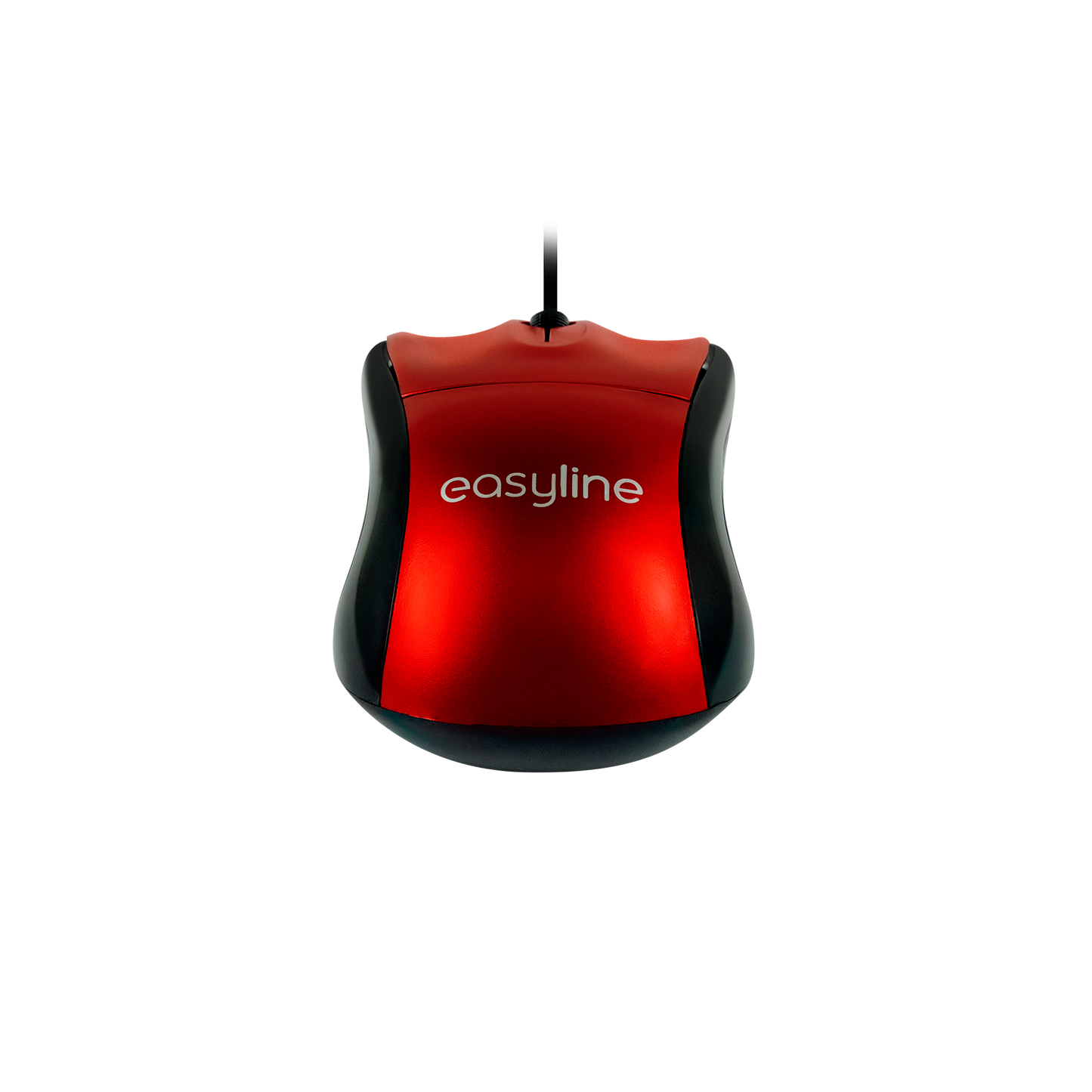 Mouse Óptico Alámbrico (Rojo)
