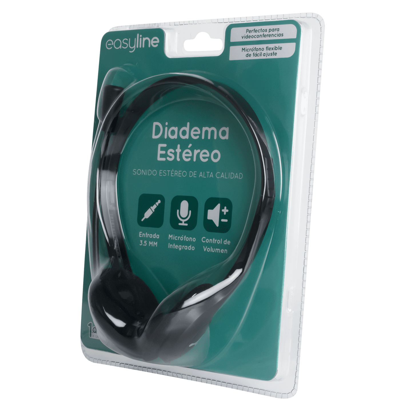 Diadema Esteréo con Control de Volumen