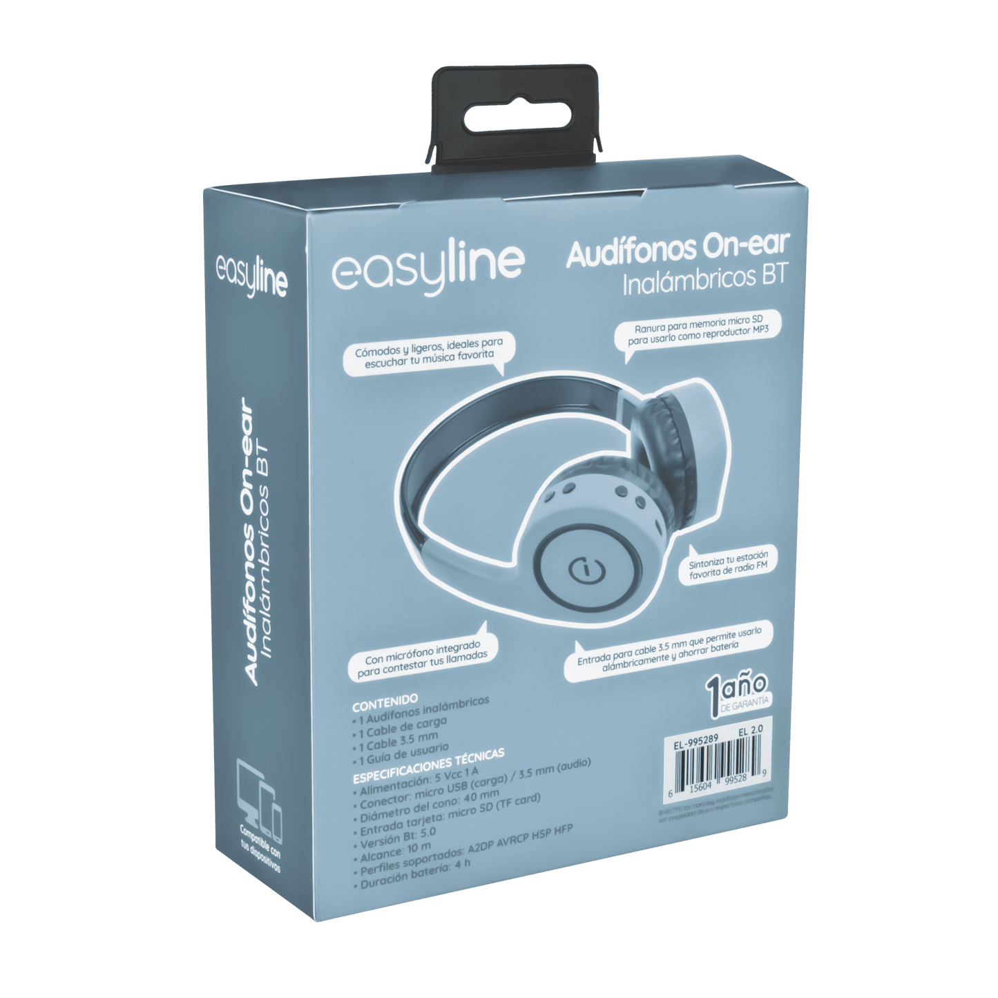 Audífonos On-Ear Inalámbricos BT