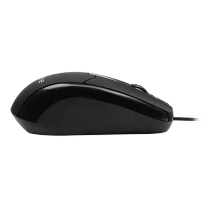 Mouse Óptico Alámbrico (Negro)