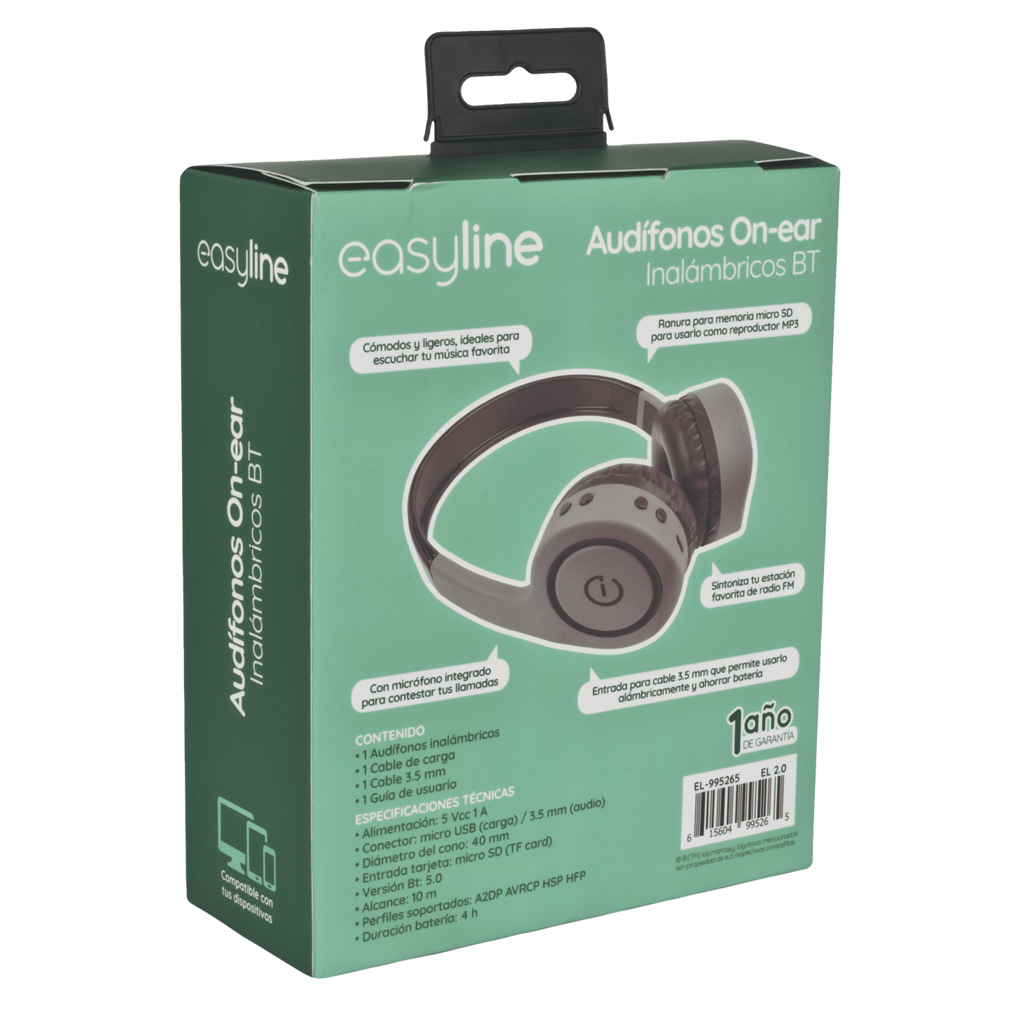 Audífonos  On-Ear Inalámbricos BT
